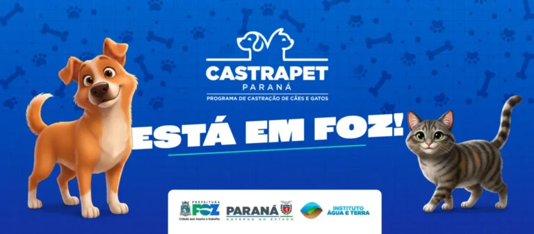 Castrações gratuitas Castrapet Foz do Iguaçu