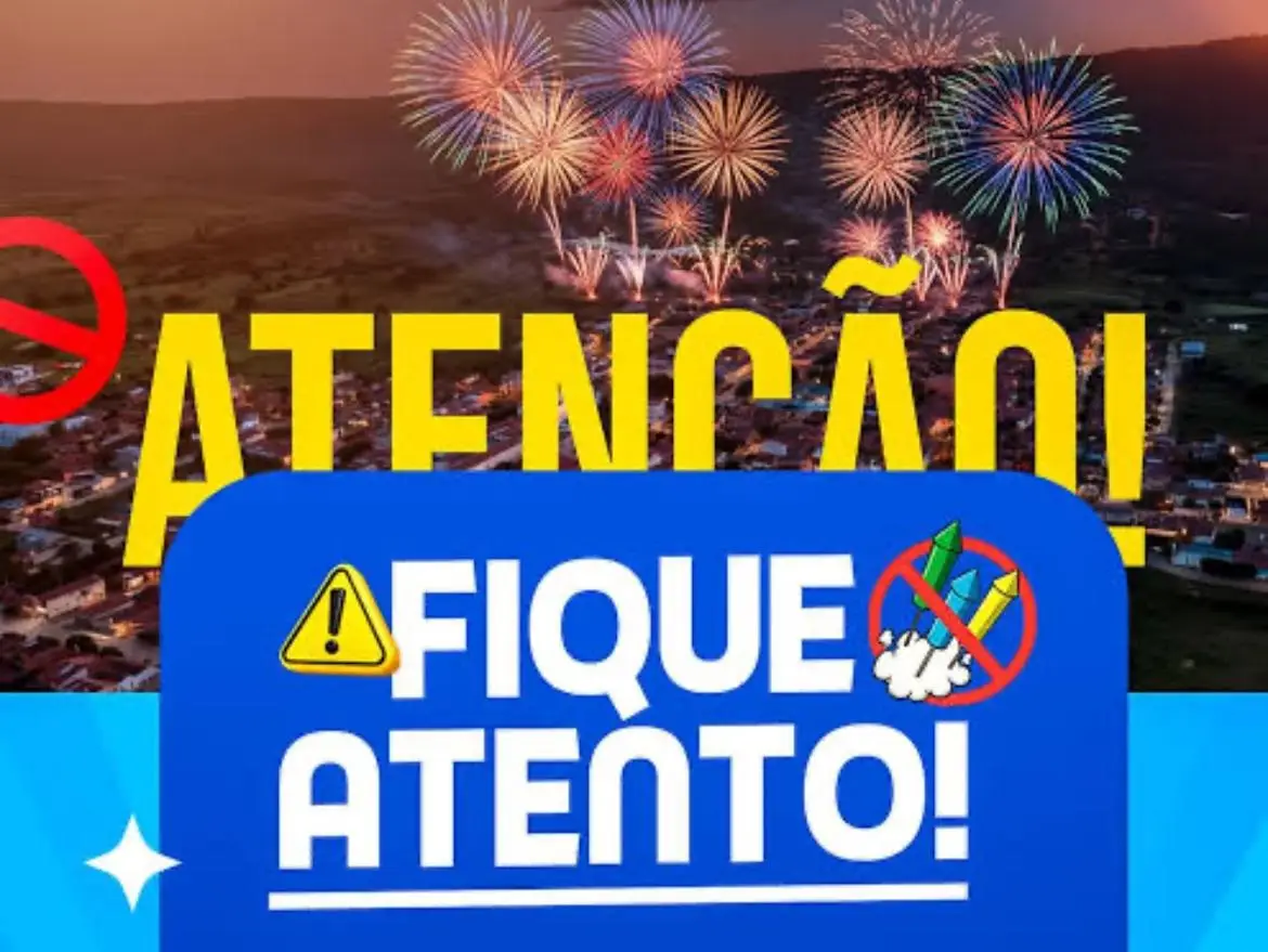 fogos de artifício com estampido são proibidos em Foz do Iguaçu