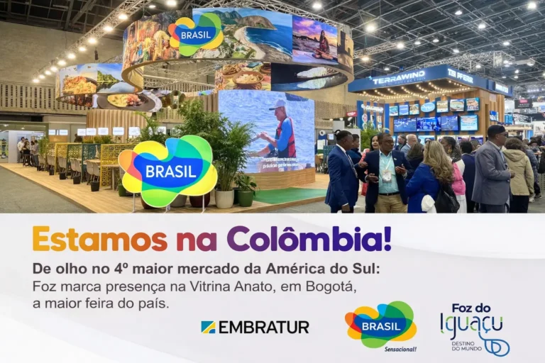 Foz do Iguaçu participa de evento de turismo na Colômbia