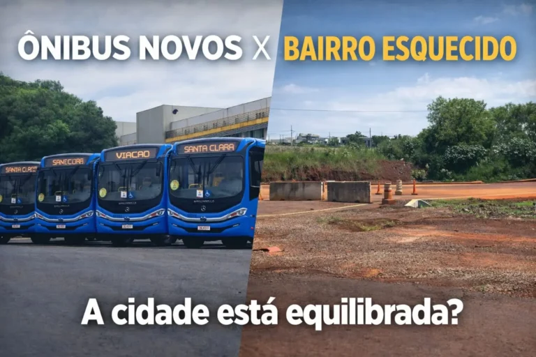 onibus gelado bairro esquecido foz