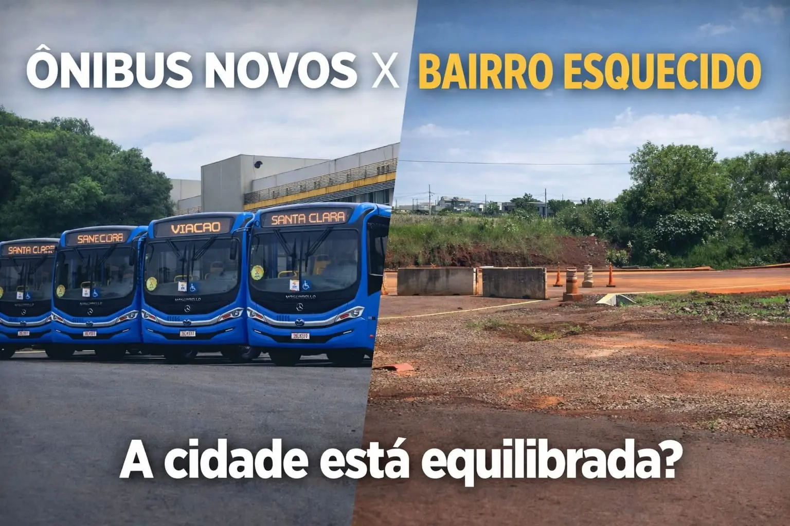 onibus gelado bairro esquecido foz