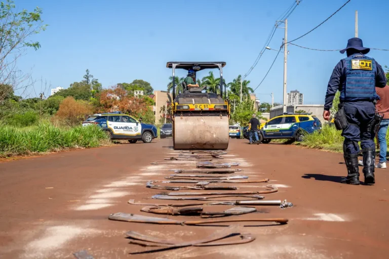Operação Randandã destrói escapamentos irregulares em Foz do Iguaçu