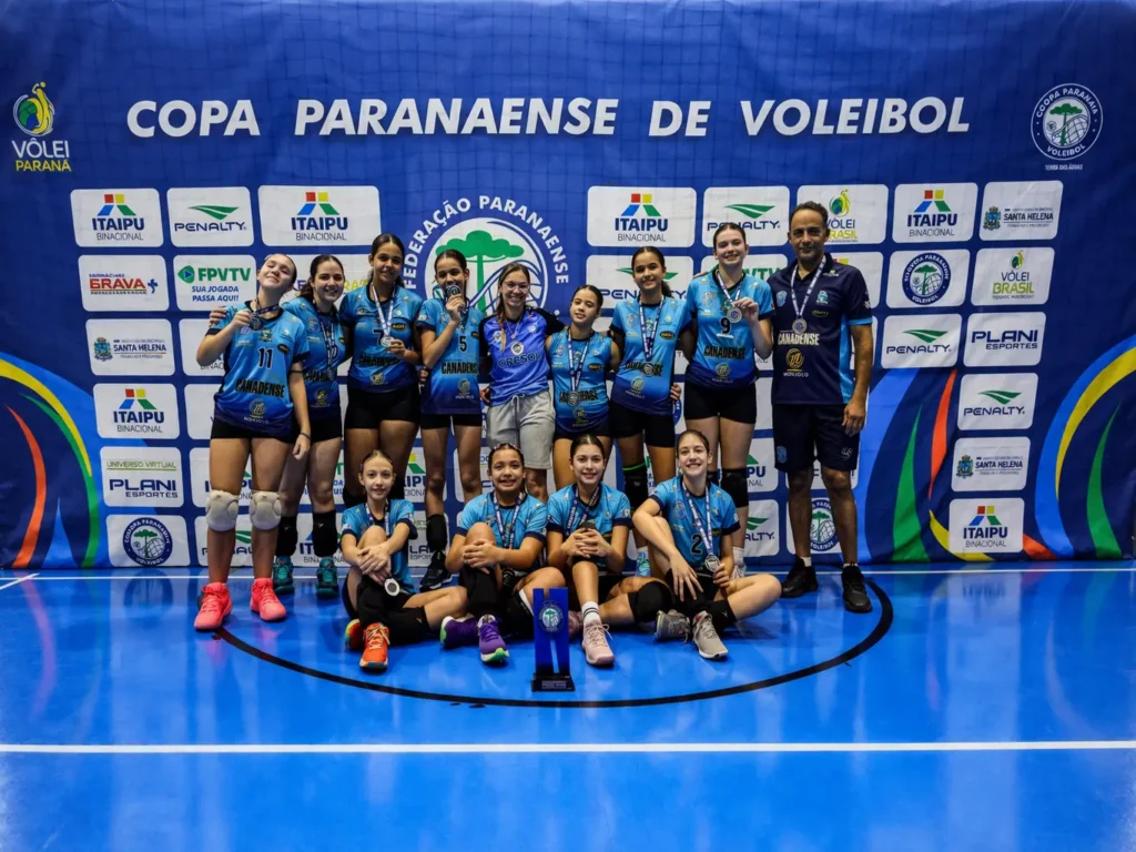 Vôlei feminino de Foz conquista ouro e prata na Copa Paraná