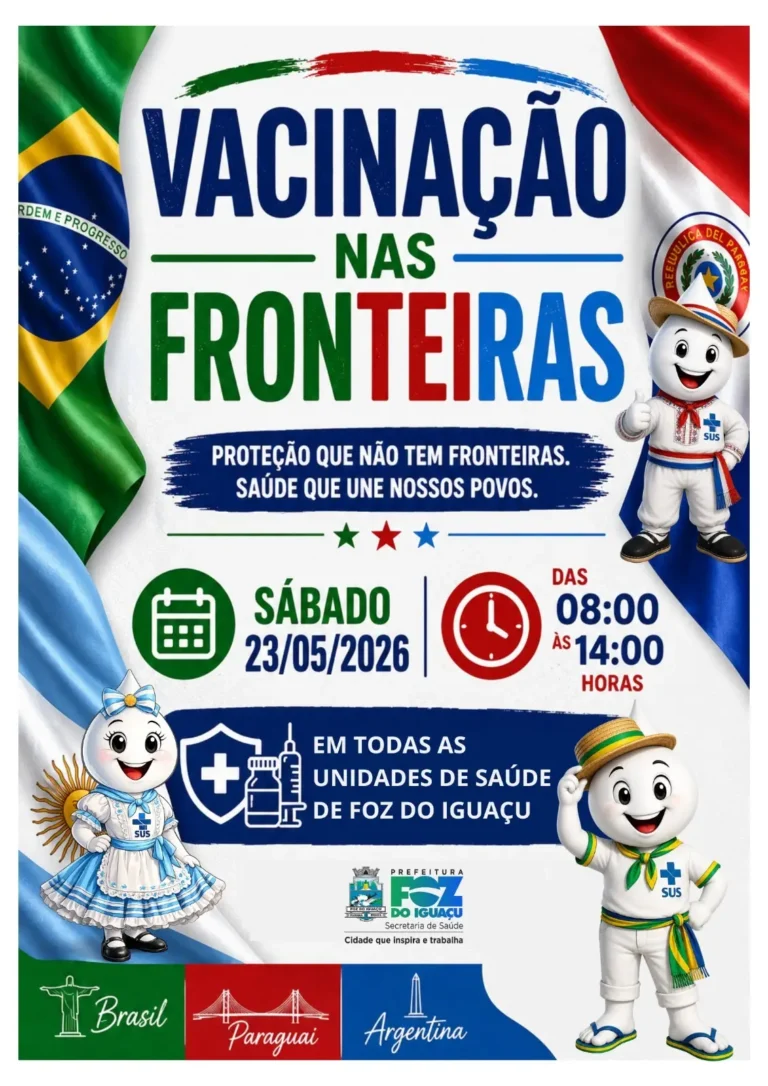 Dia D de Vacinação em todas as UBSs de Foz do Iguaçu