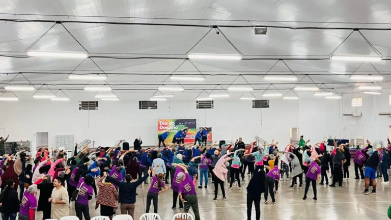 Dia do Desafio 2026 com idosos no CCI em Foz do Iguaçu