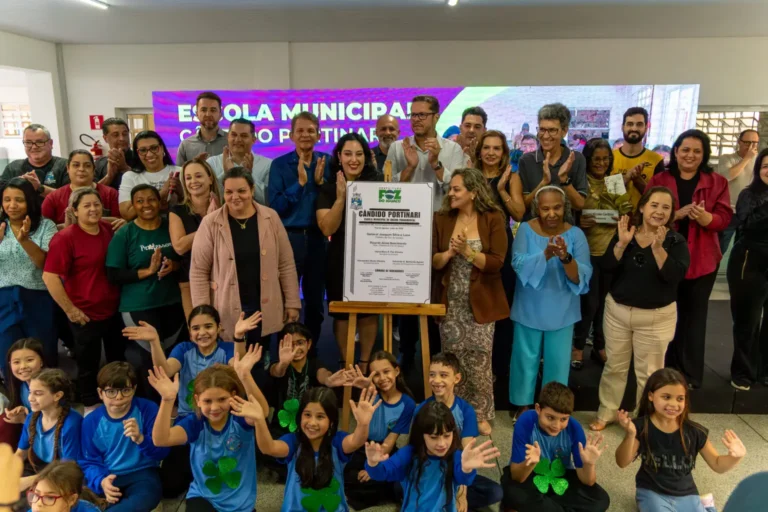 Nova sede da Escola Municipal Cândido Portinari em Foz do Iguaçu