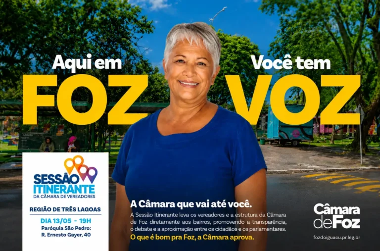 Sessão Itinerante da Câmara Municipal em Três Lagoas