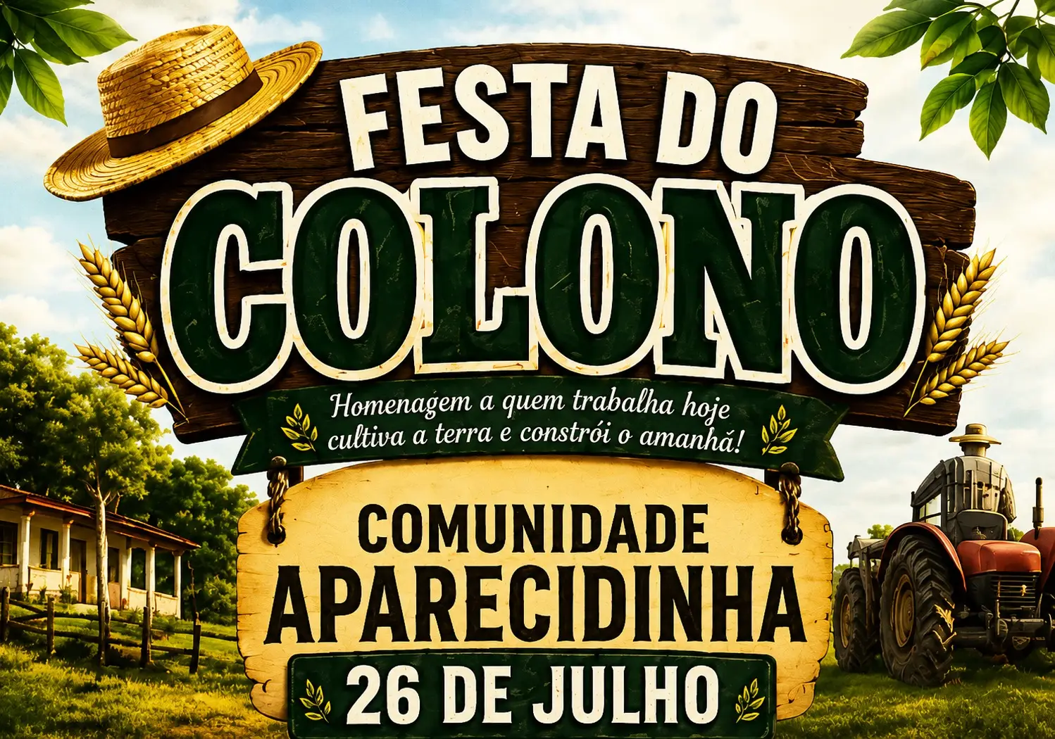 19ª Festa do Colono na Comunidade Aparecidinha