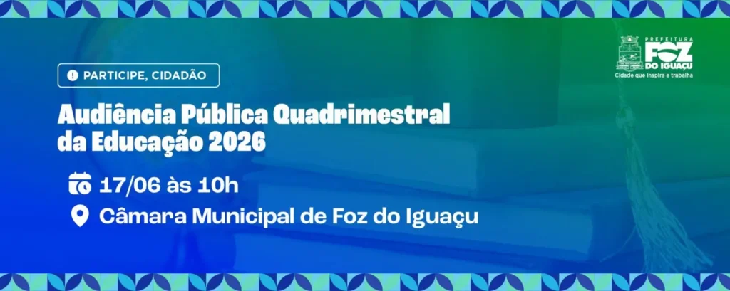 Audiência Pública da Educação prestação de contas 1º quadrimestre 2026
