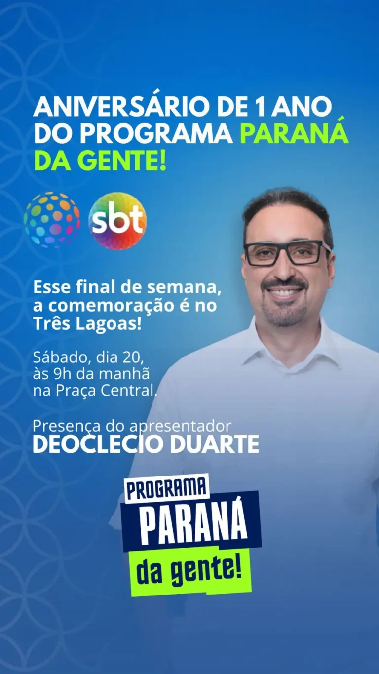 Caravana Paraná da Gente em Três Lagoas