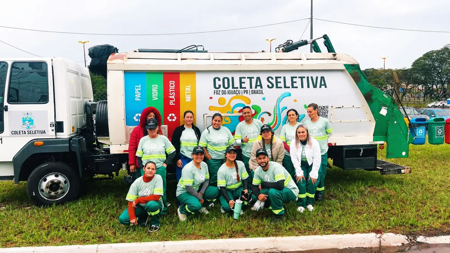 Fartal sustentável com economia de água e coleta seletiva