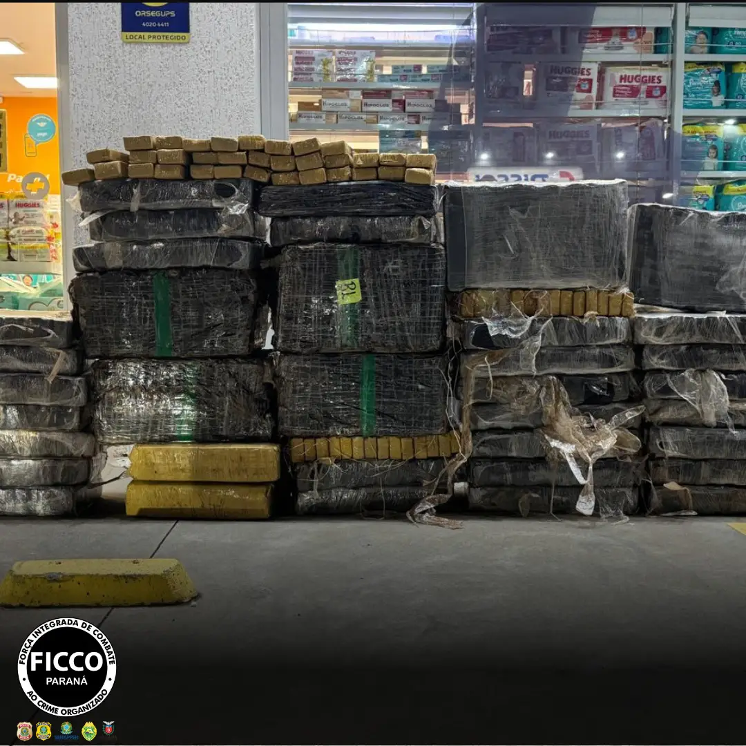 FICCO/PR apreende 685 kg de maconha no Paraná
