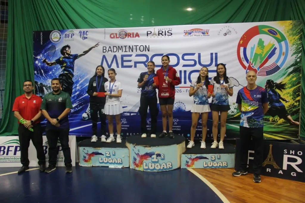 Foz do Iguaçu é destaque no 2º Mercosul Junior de Badminton