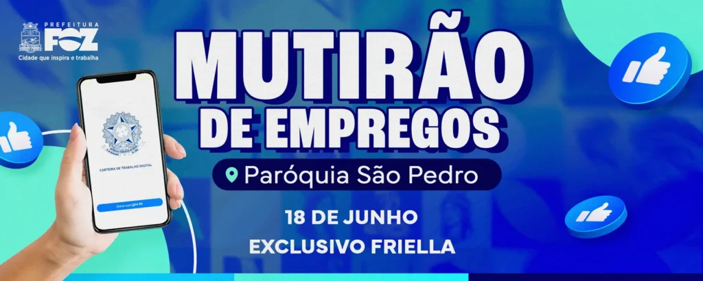 Mutirão de empregos da Agência do Trabalhador em Três Lagoas
