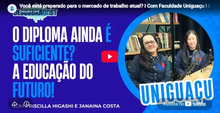 Mercado de trabalho e profissões do futuro são tema do Descubra Cast