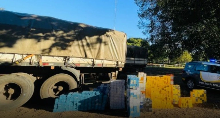 FICCO e PM prendem dois homens com carga contrabandeada em Palmital SP