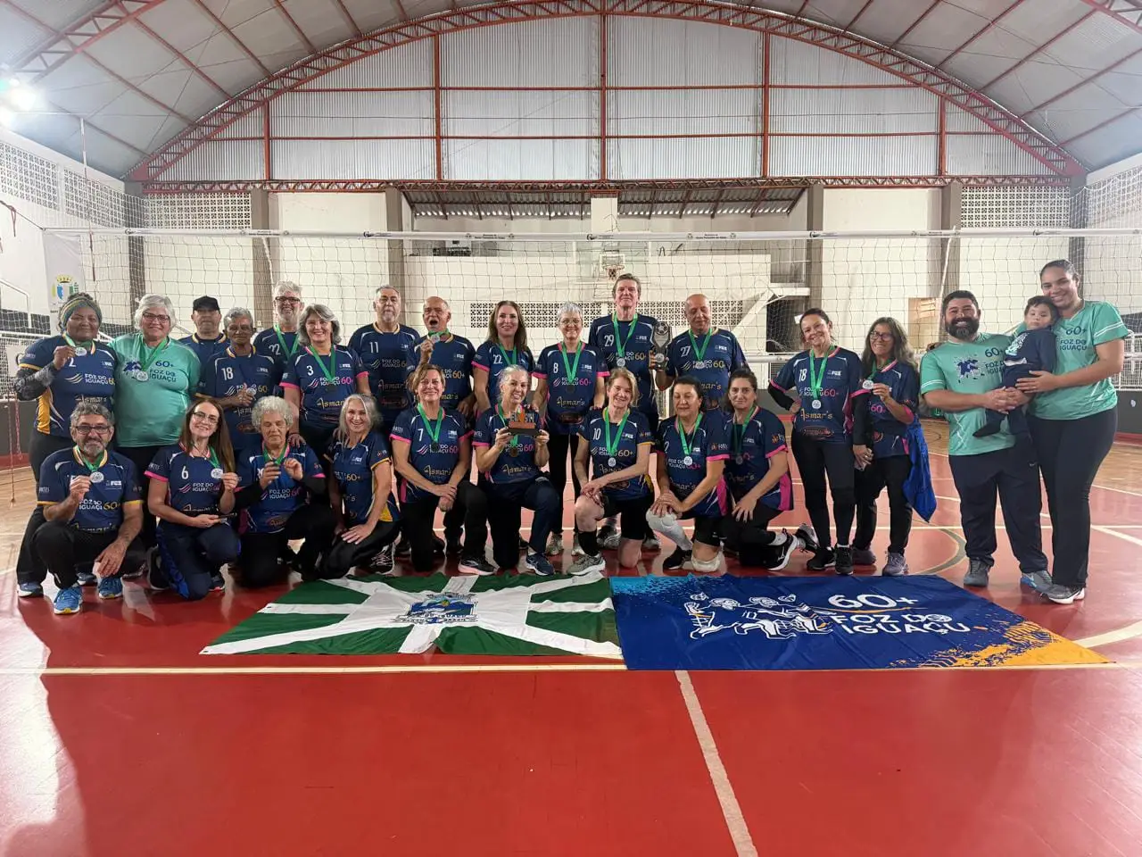 Foz do Iguaçu recebe campeonato de Vôlei Câmbio 60+