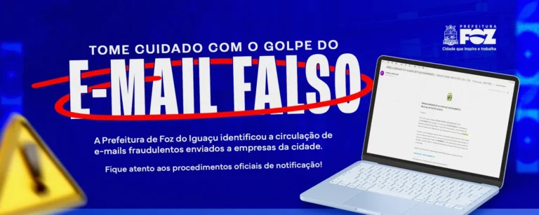 Secretaria de Finanças alerta para golpe de irregularidade no alvará em Foz do Iguaçu